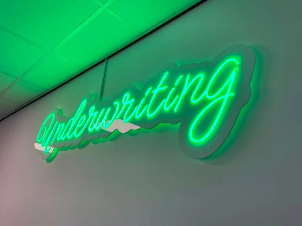 faux neon sign bradford, leeds, yorkshire